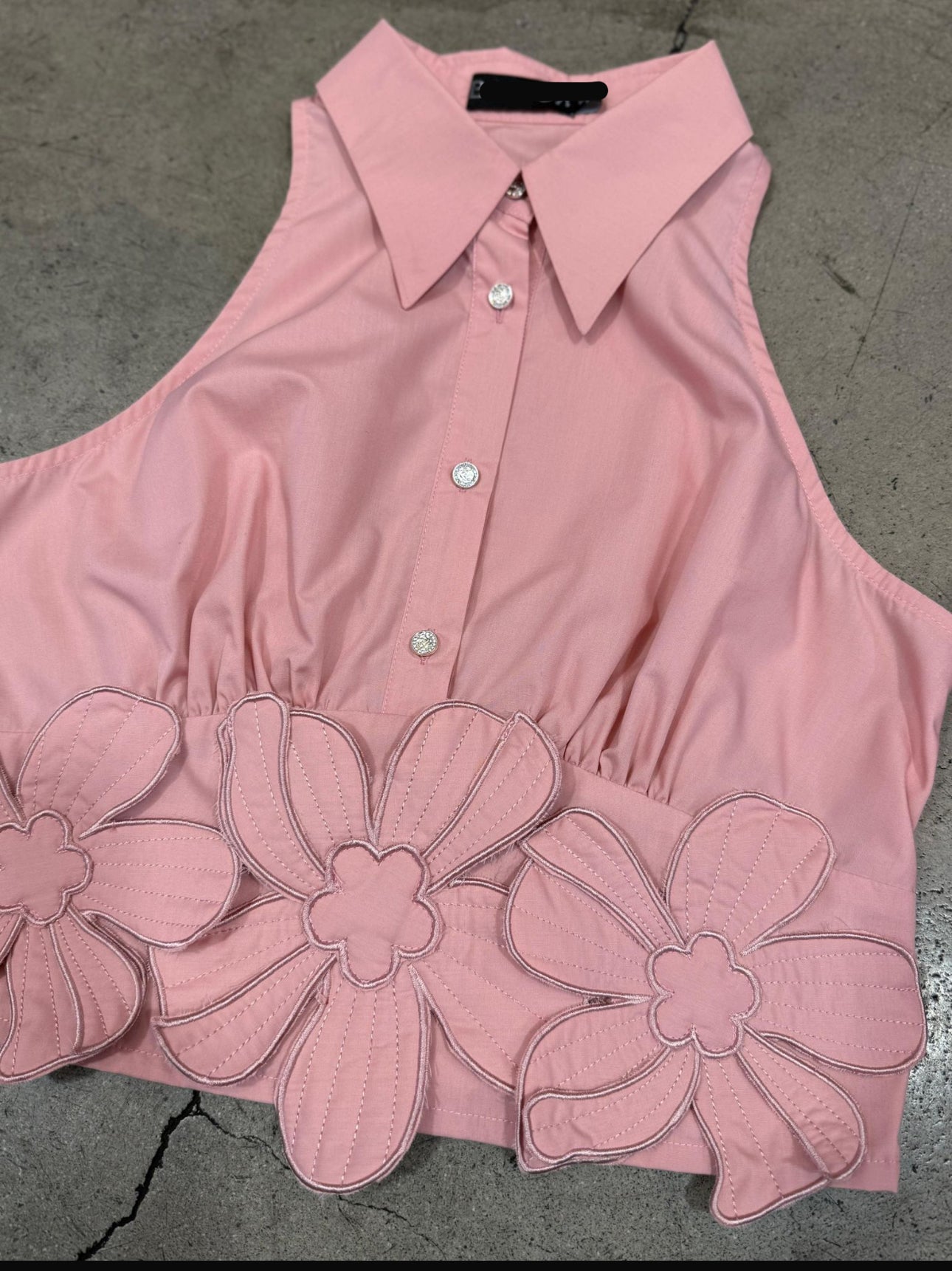 Pink Flower Top