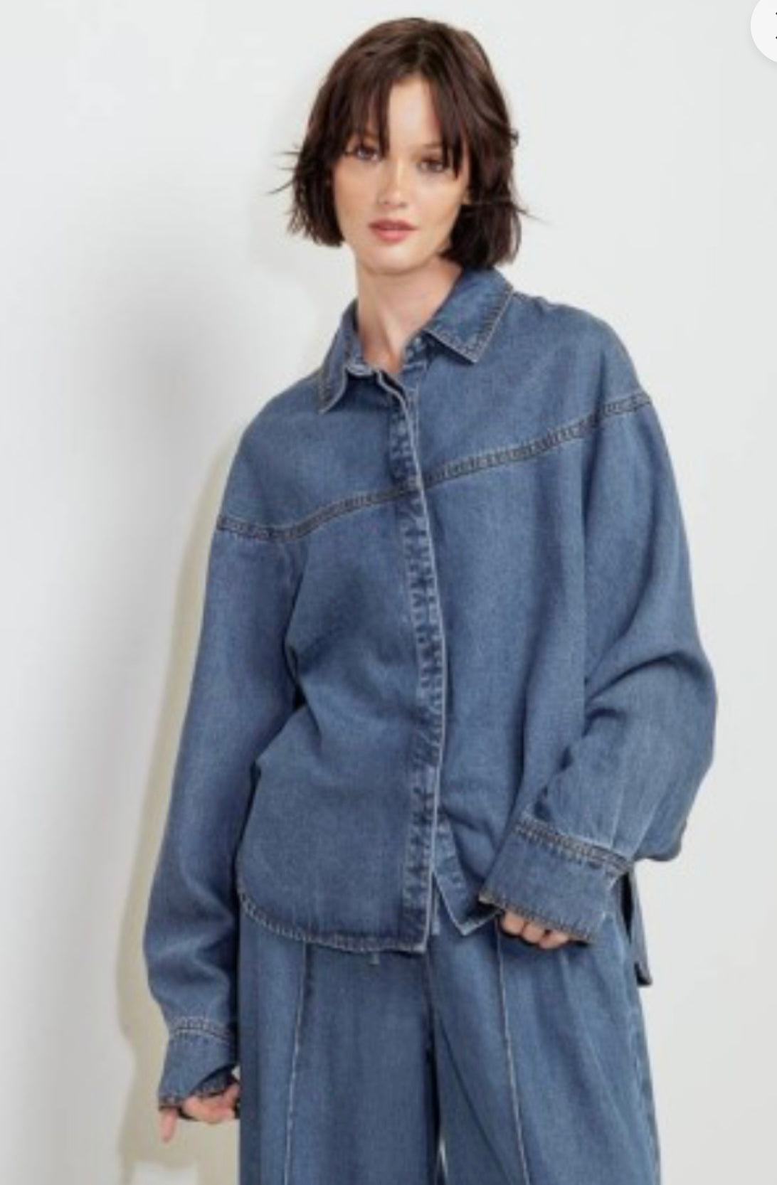 Paula Denim Top