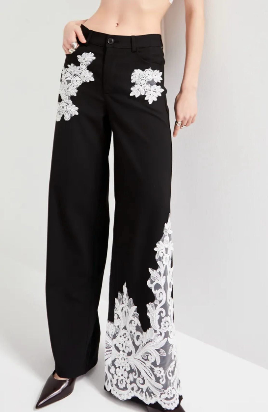 Betty Pants with Lace Details