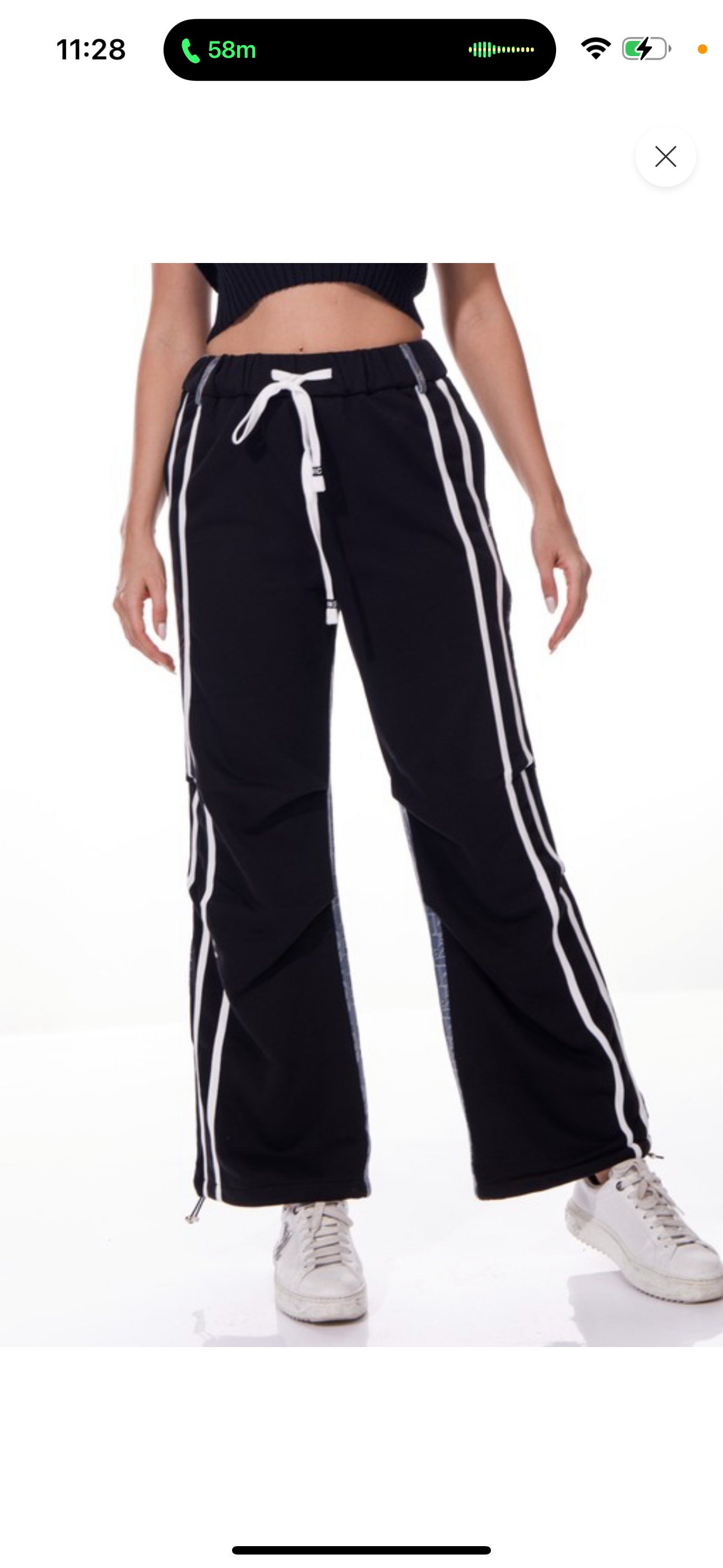 Kari Joggers with Denim Design with Stripes Comfortable Sexy