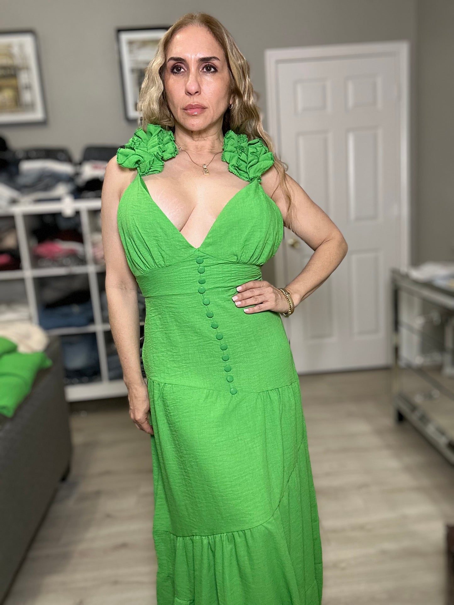 Angelina Maxi Dress Long Dress Open Back