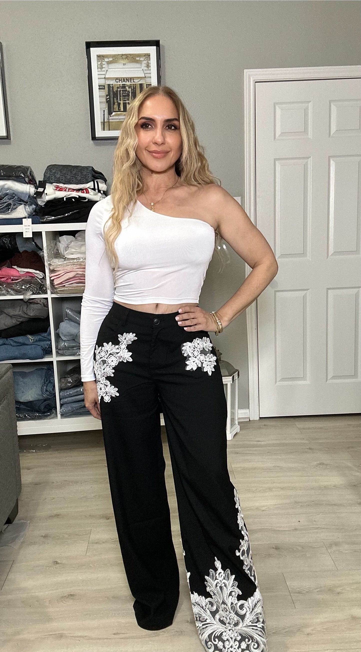 Betty Pants with Lace Details