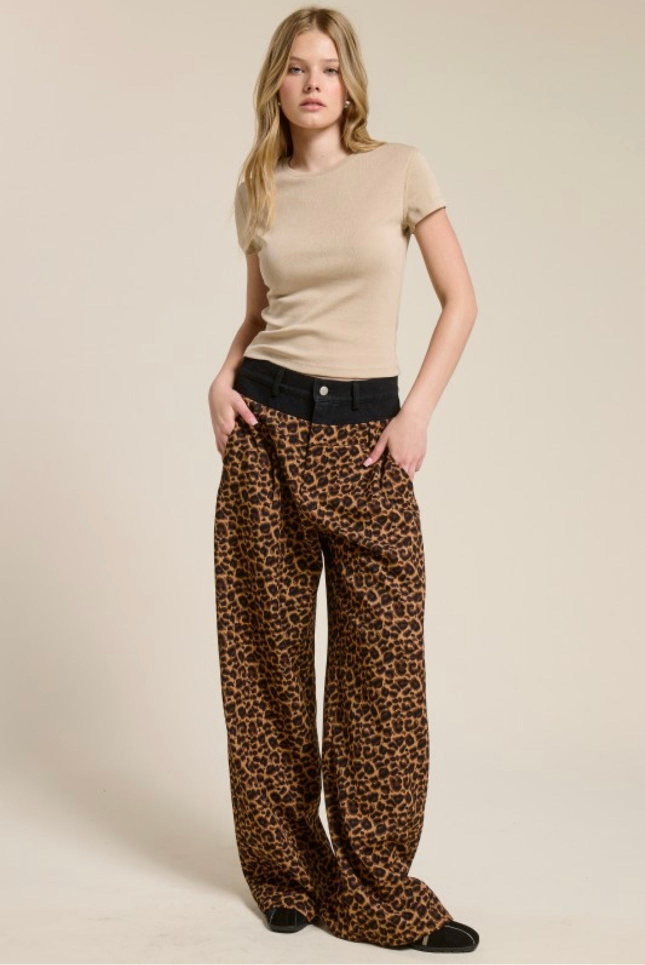 Doechii Animal Print Trousers