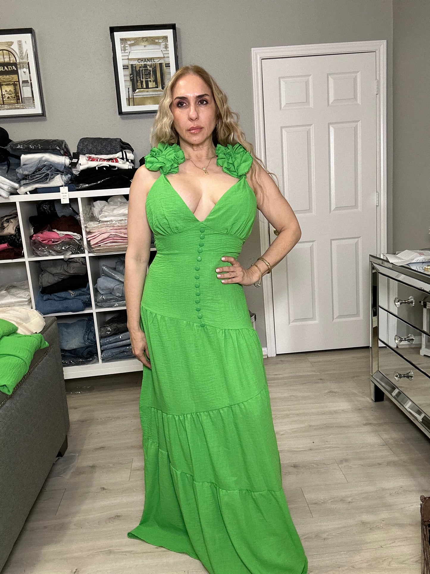Angelina Maxi Dress Long Dress Open Back