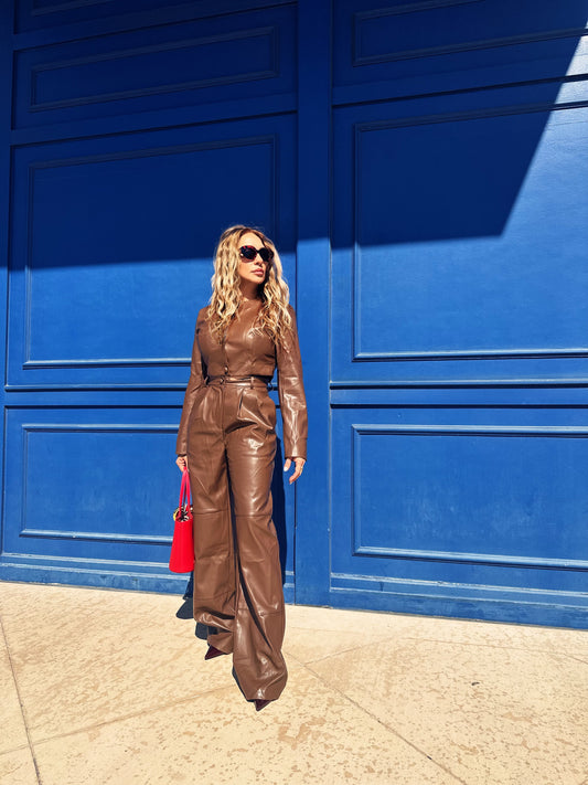 Cocoa Vegan Leather Set
