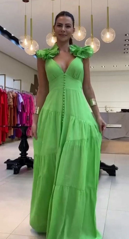 Angelina Maxi Dress Long Dress Open Back