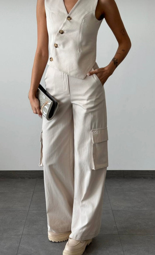 Gio Two Piece Set Pants + Vest