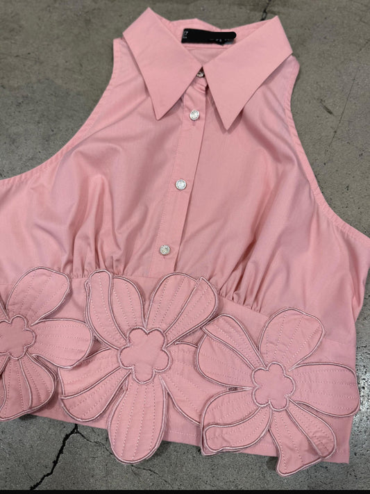 Pink Flower Top
