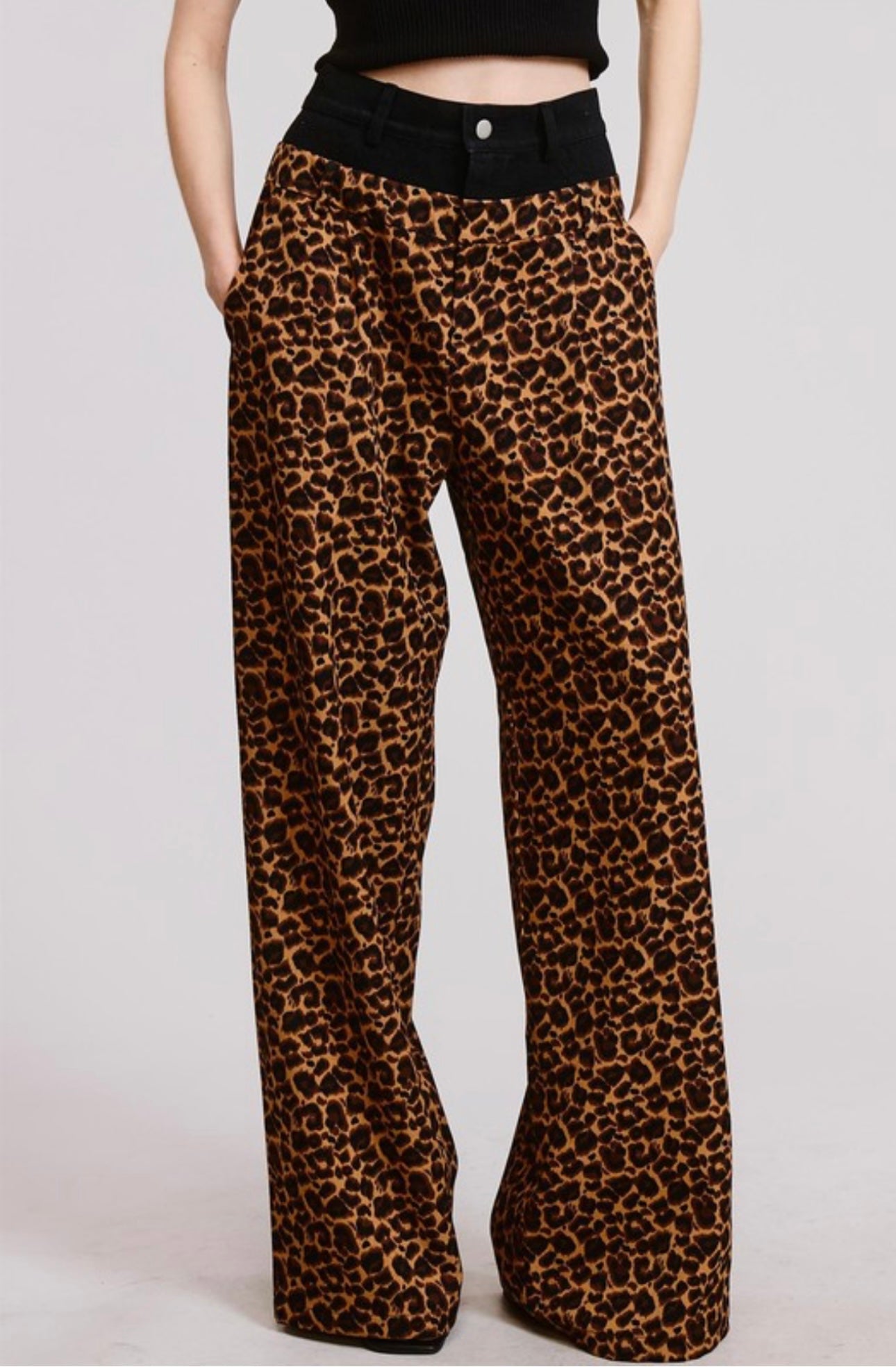 Doechii Animal Print Trousers