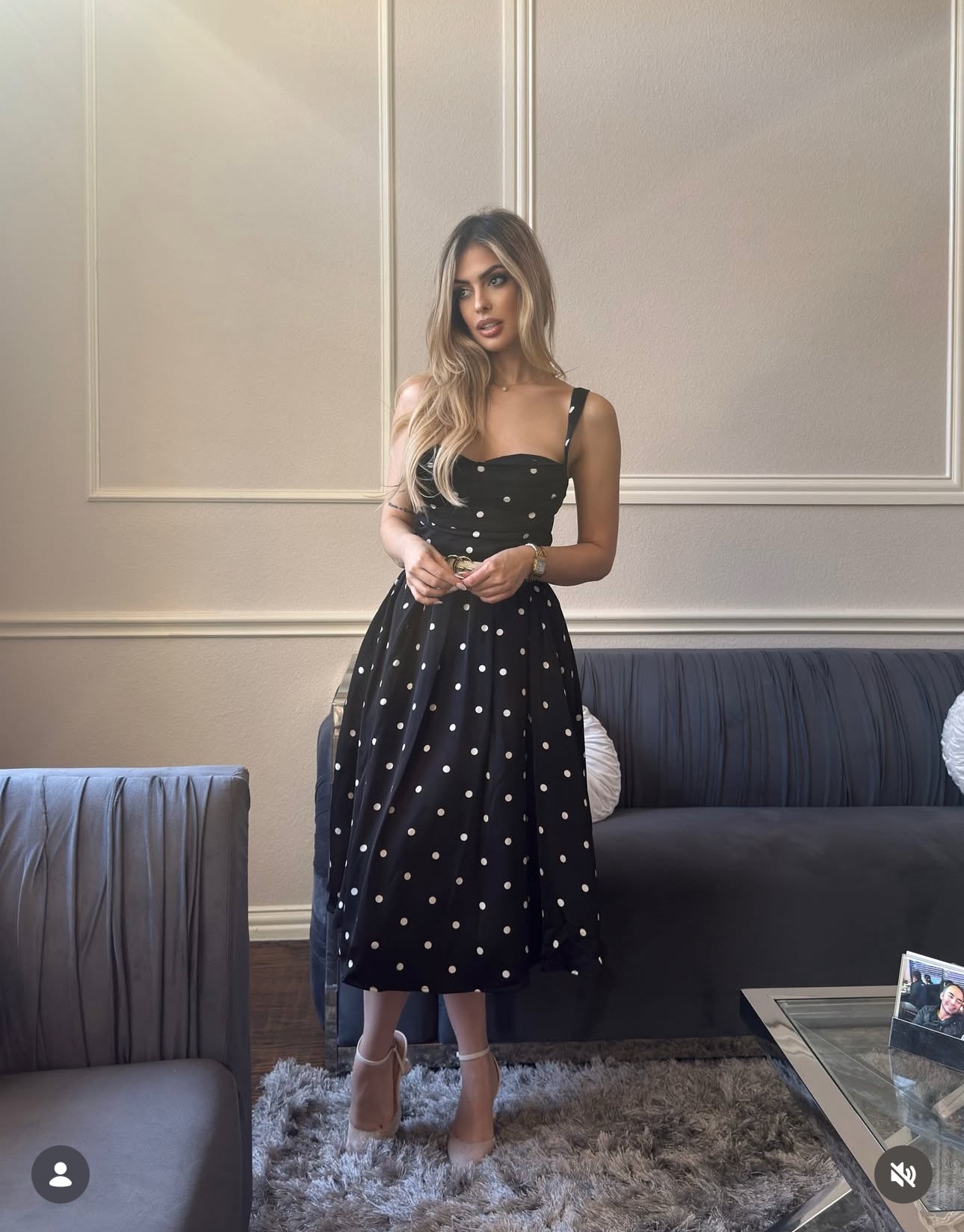 Betty Vintage Polka Dot dress