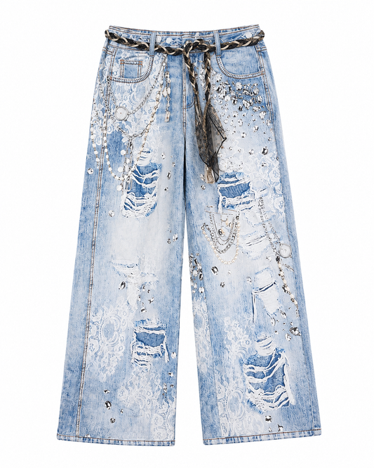 Andrea Printed Denim