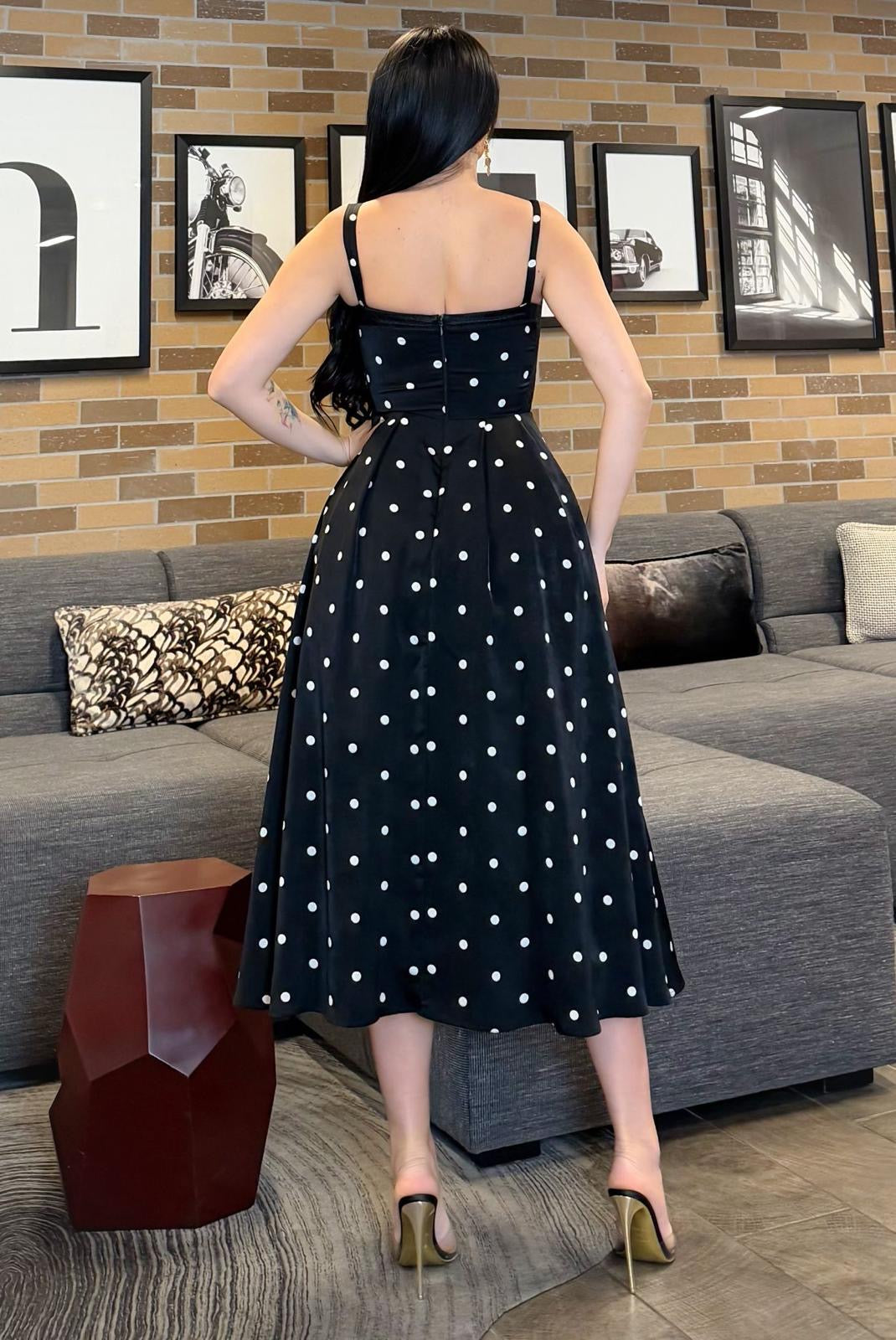 Betty Vintage Polka Dot dress
