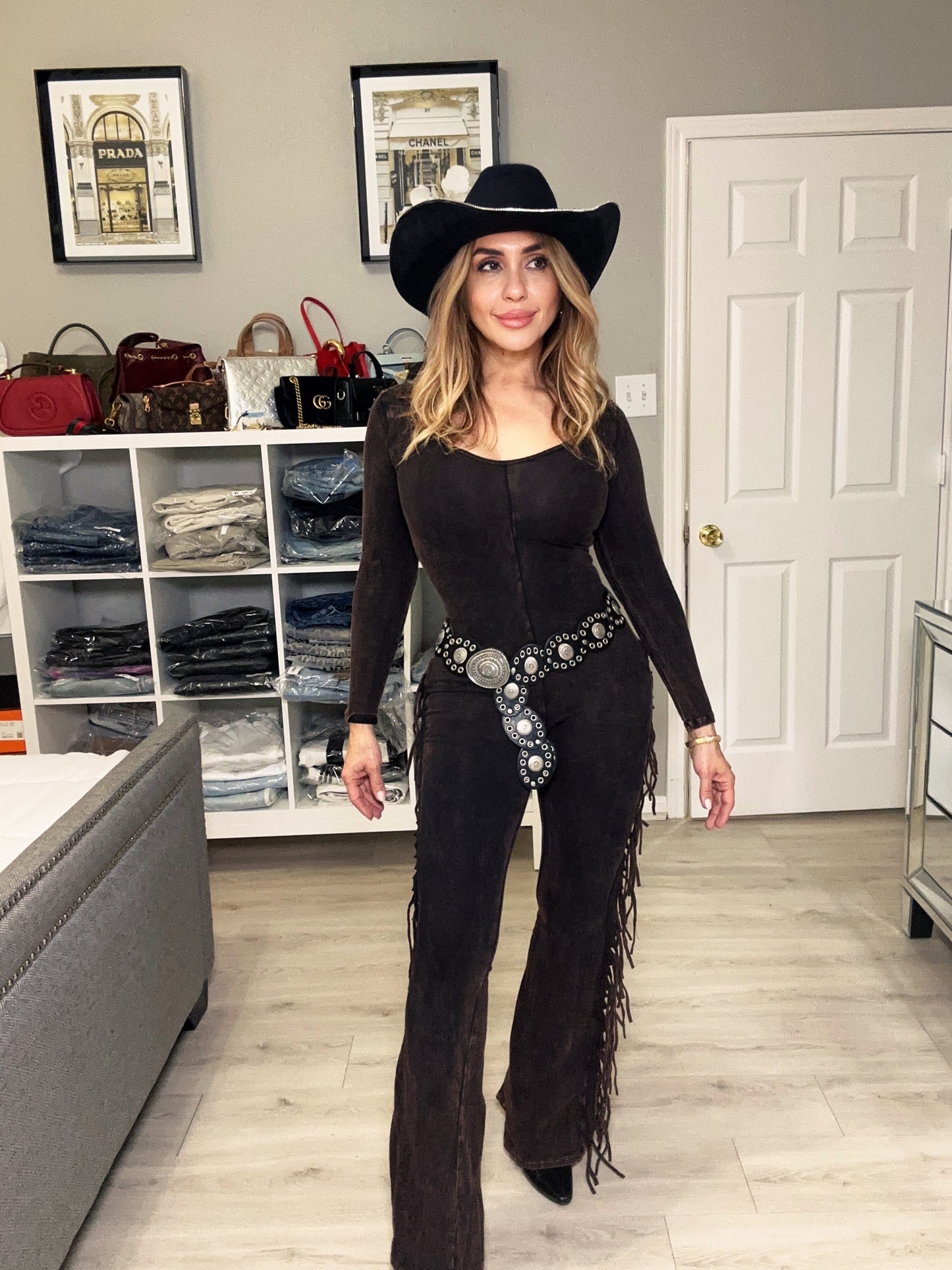 Jolene Fringe Rodeo  Jumpsuit
