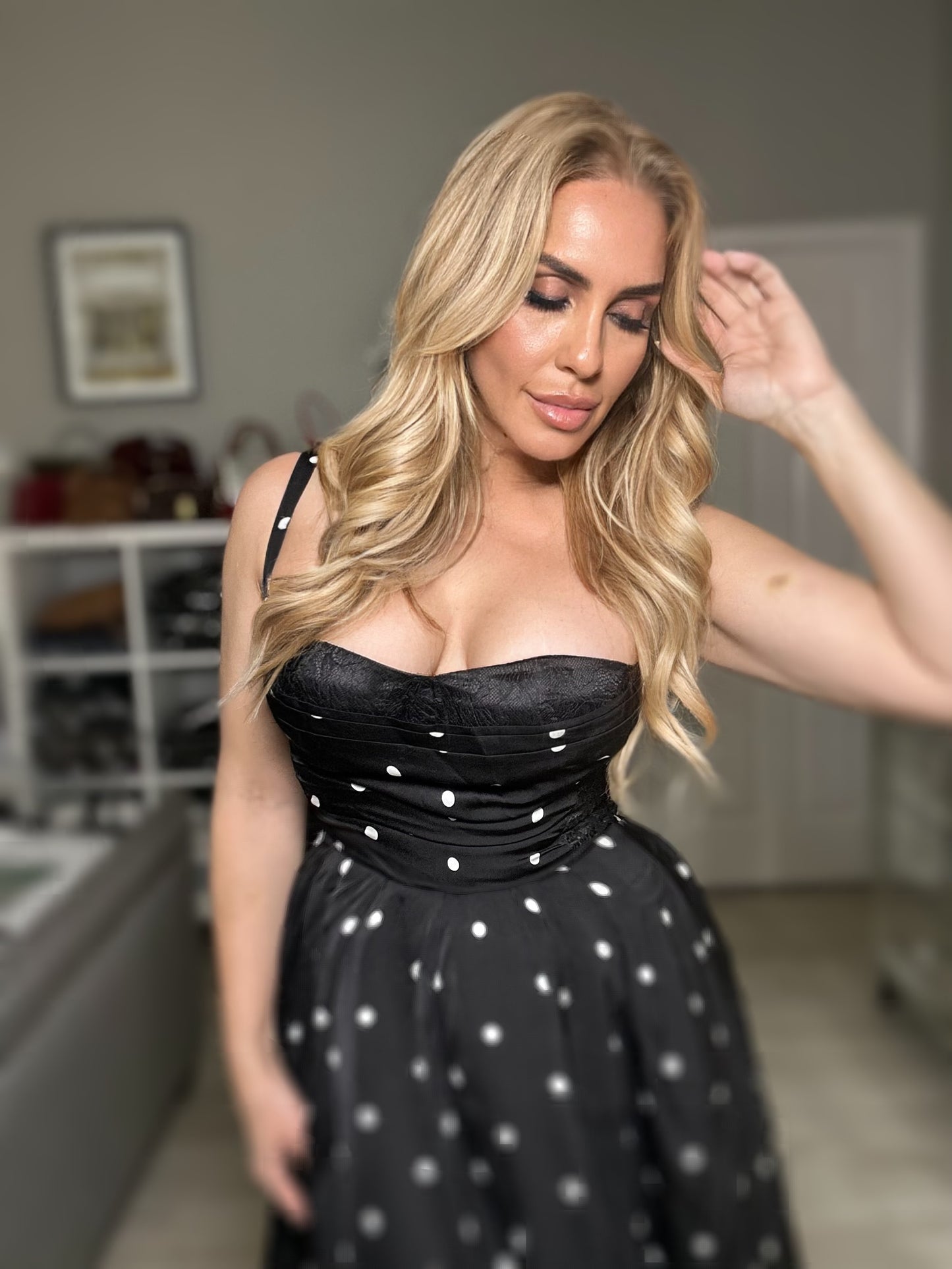 Betty Vintage Polka Dot dress
