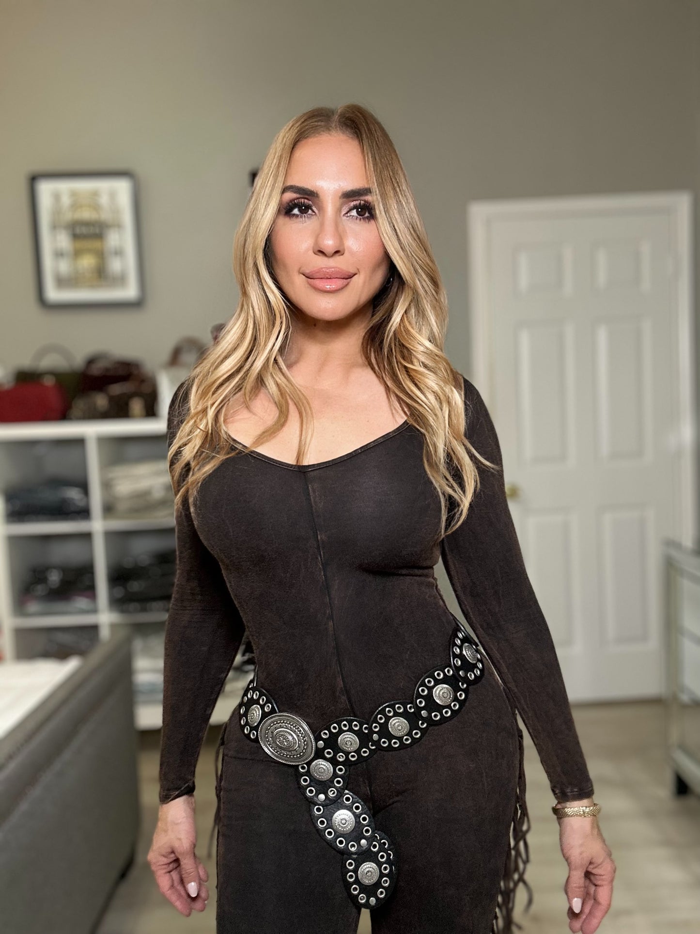 Jolene Fringe Rodeo  Jumpsuit