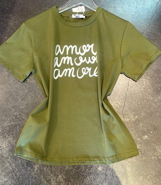 Amore Top Olive