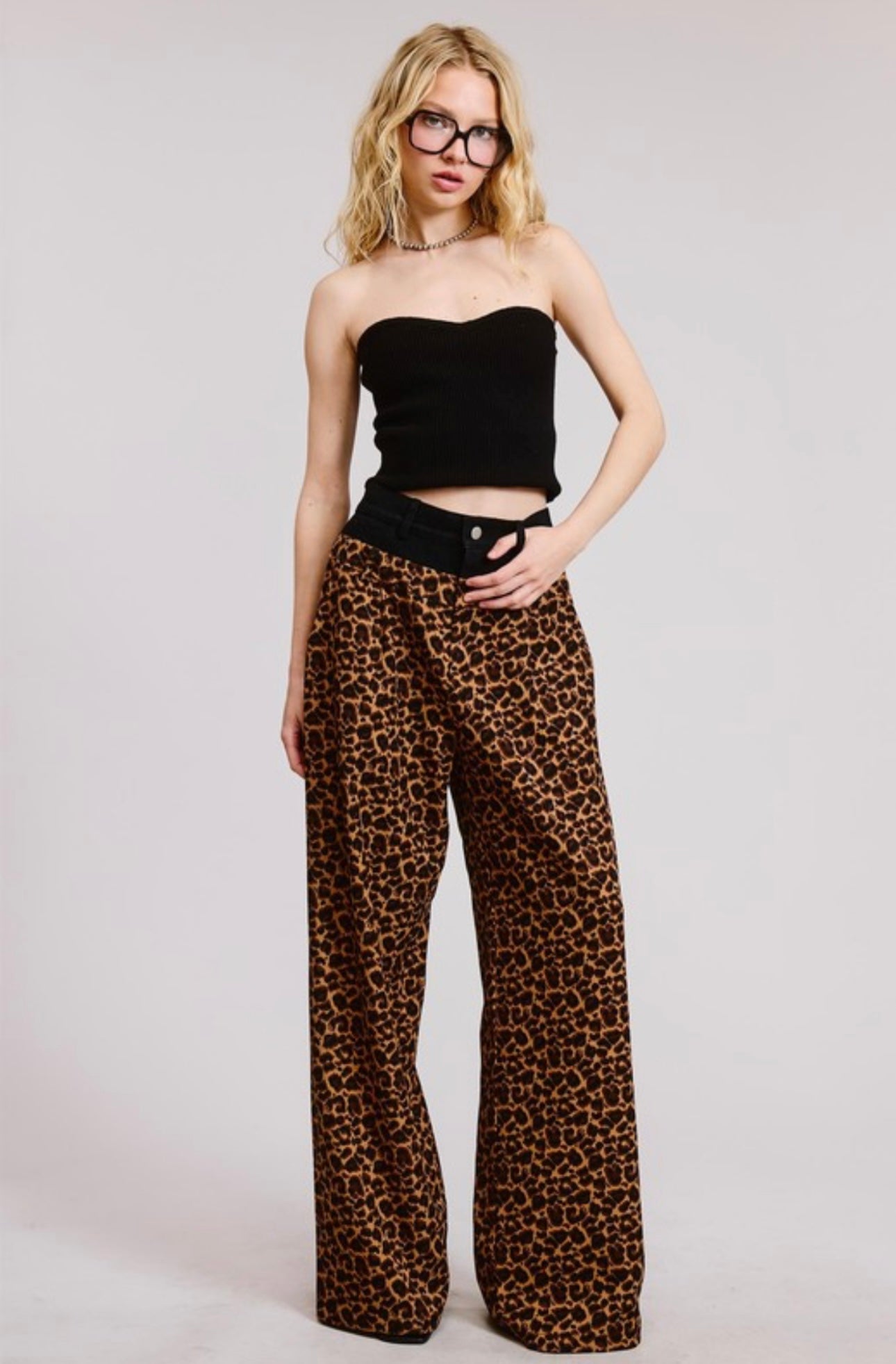 Doechii Animal Print Trousers
