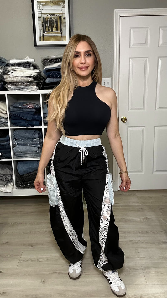 Debbie Joggers Lace and Pockets