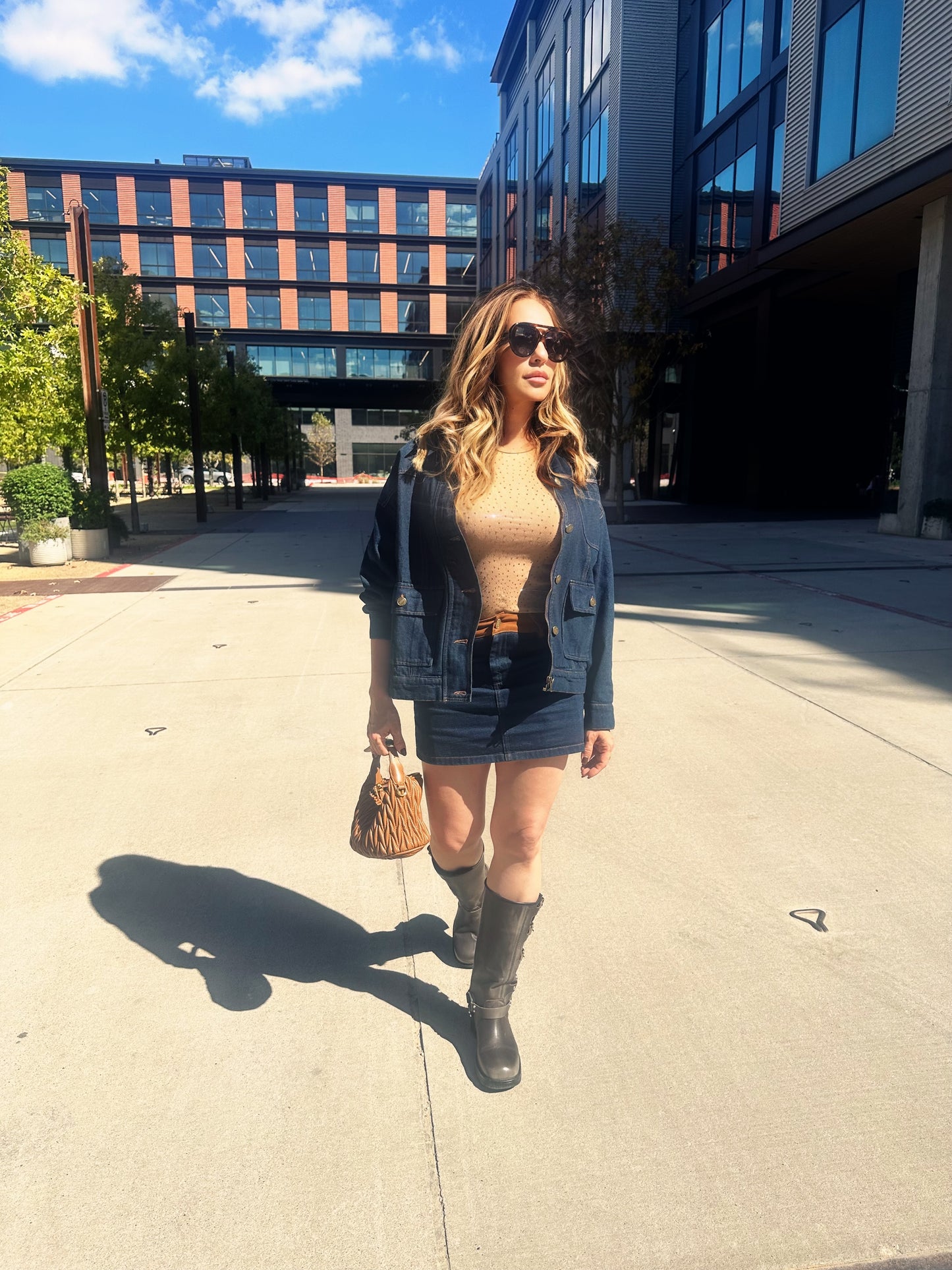 Alexis Fall Denim Set