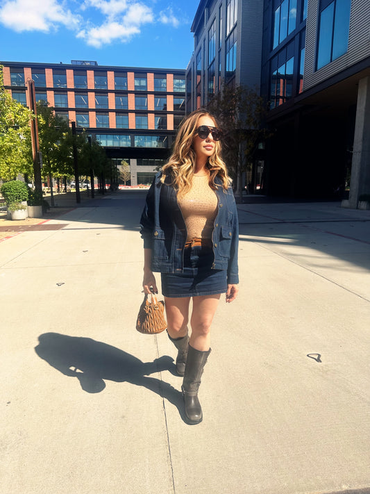 Alexis Fall Denim Set