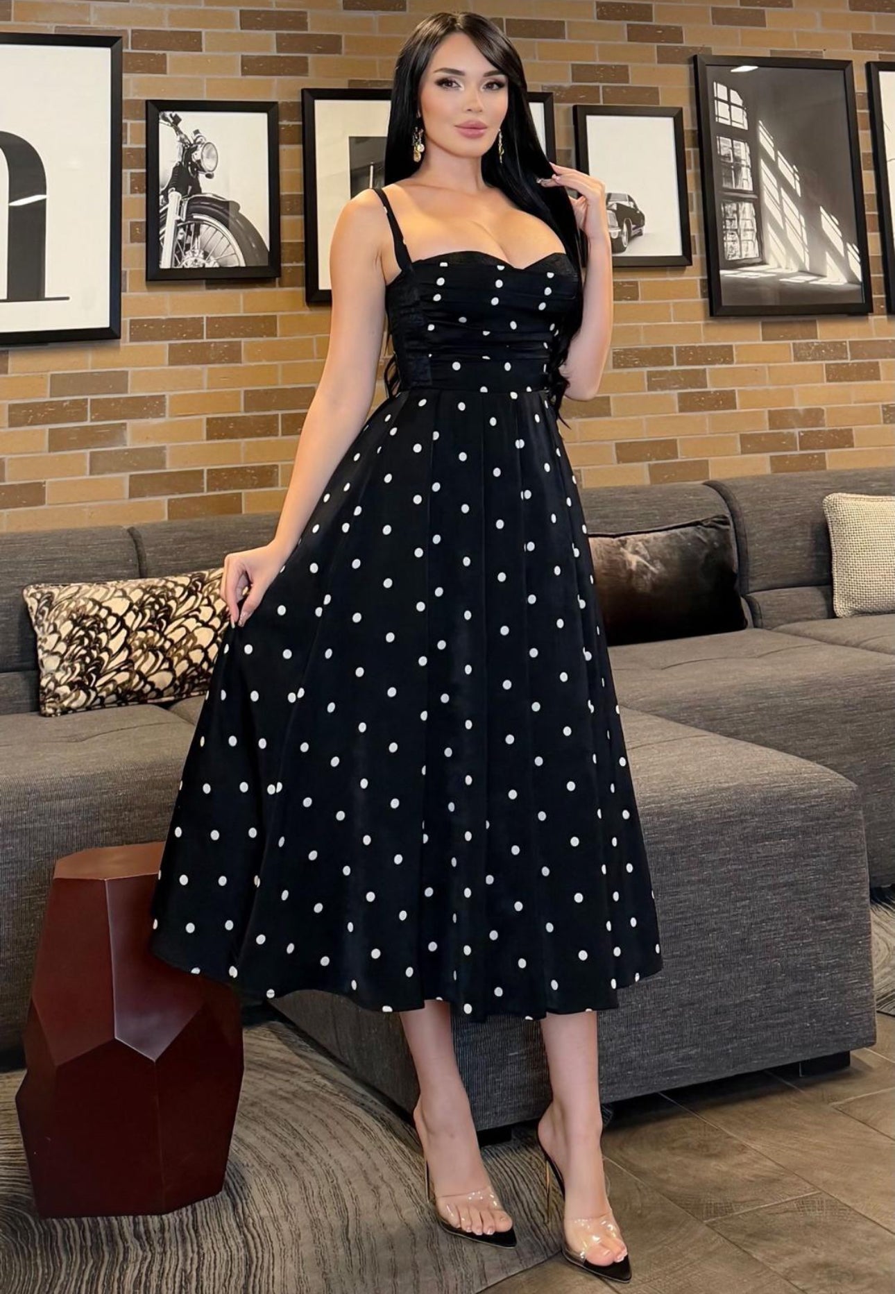 Betty Vintage Polka Dot dress