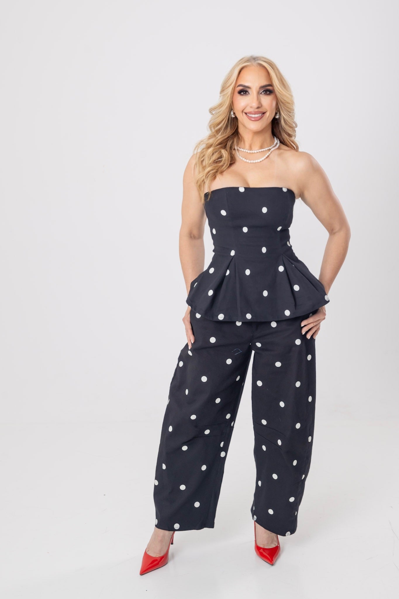 Ivonne Polka Dot Set