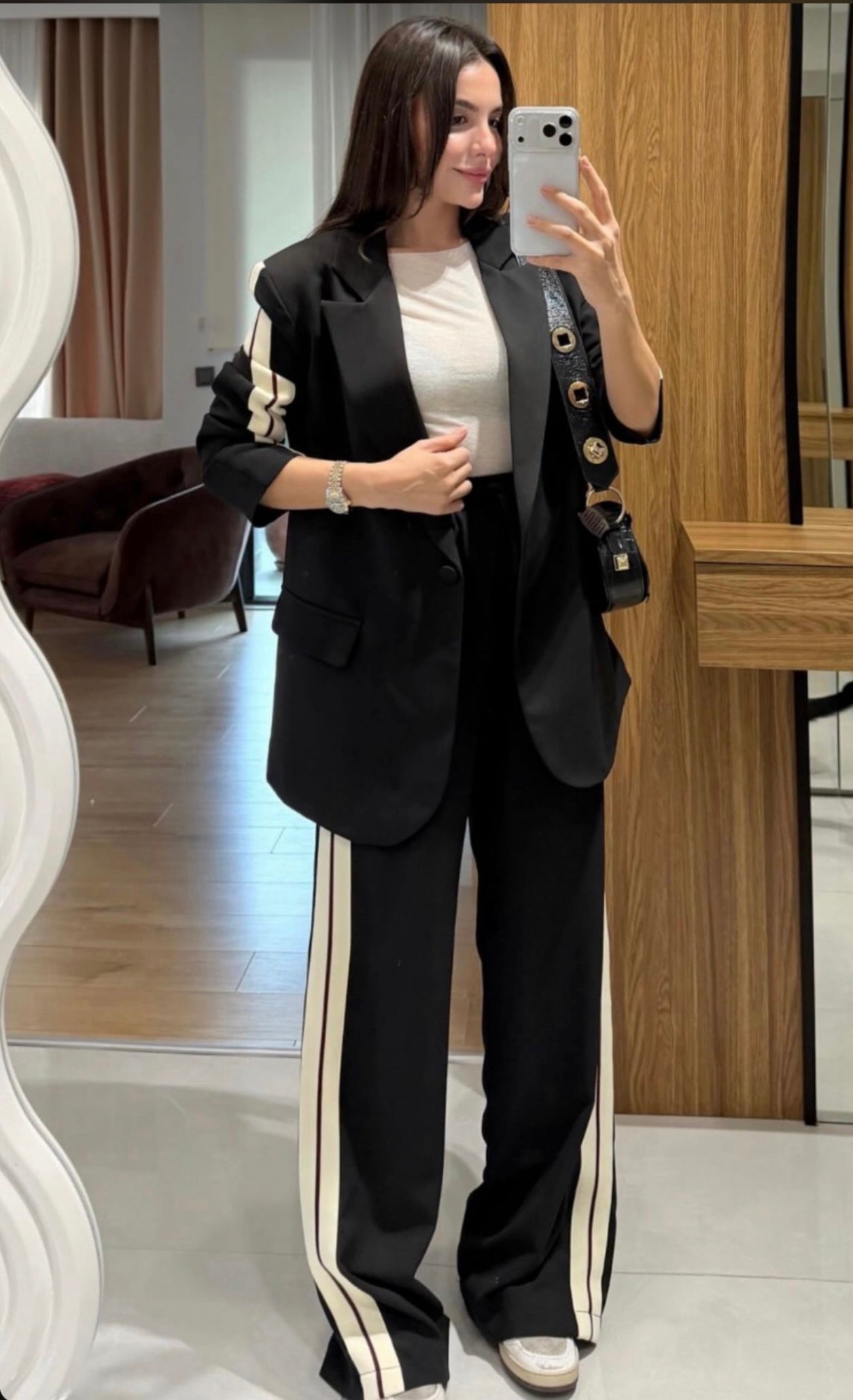 Koby Two-Piece Set – Blazer & Wide Leg Pants